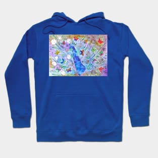 Beautiful Butterfly Peacock Hoodie